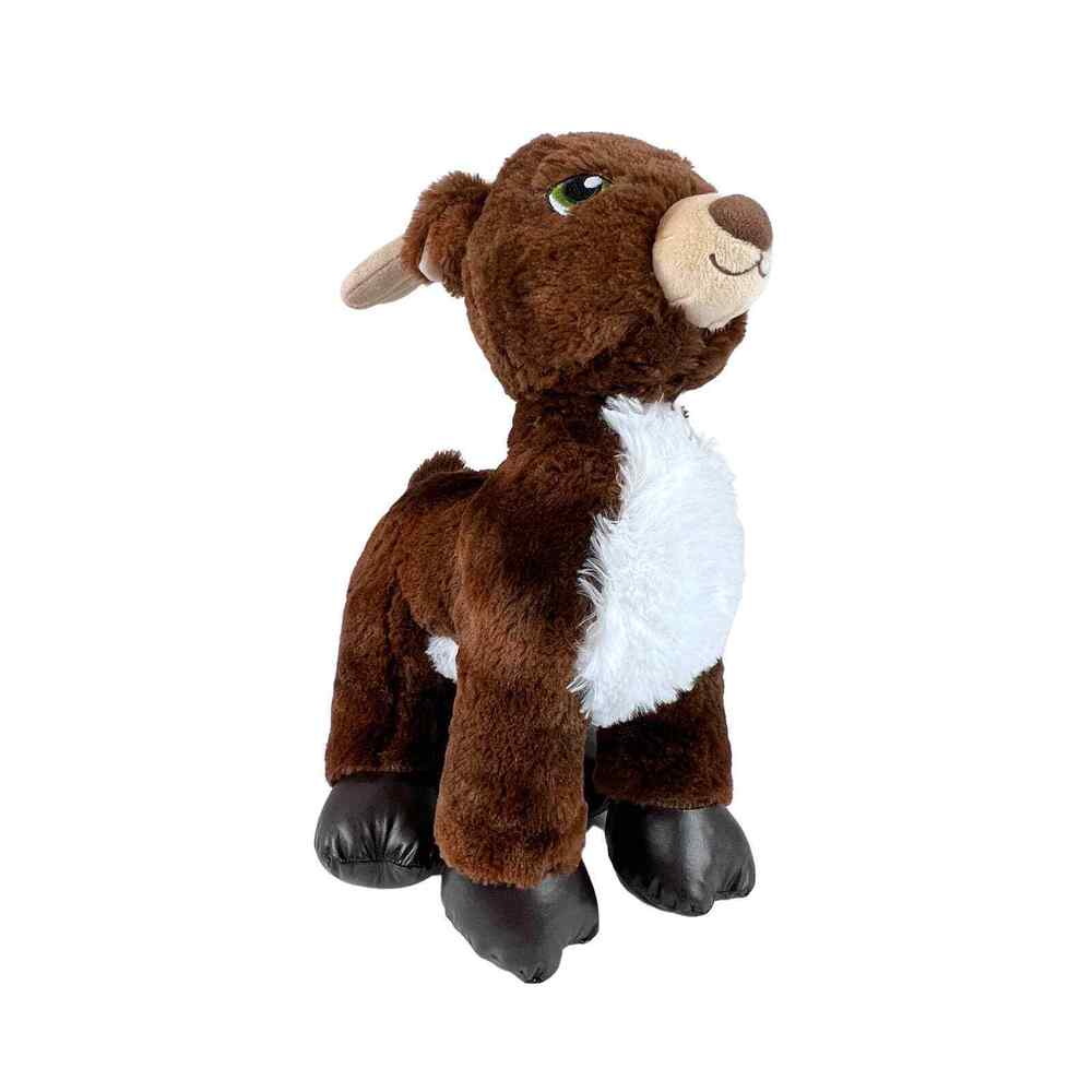 BUILD A BEAR Dasher Reindeer Plush Brown Green Eyes Antlers Christmas Deer